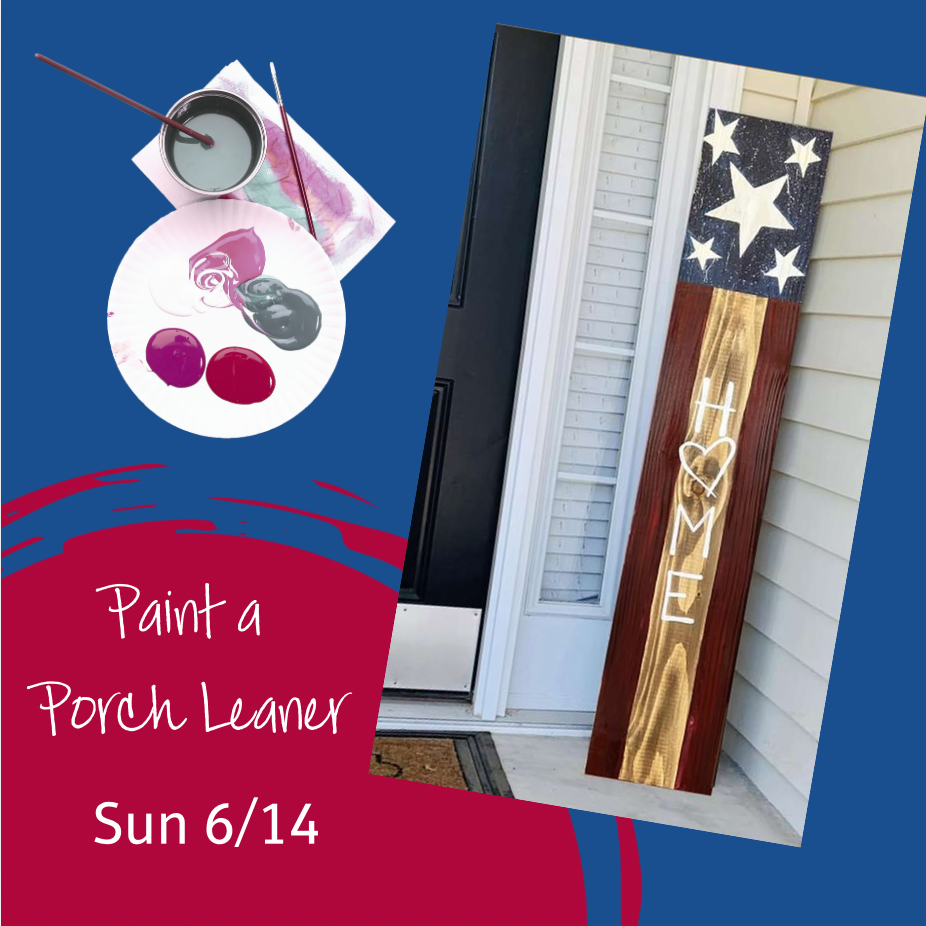 Patriotic Porch Leaner